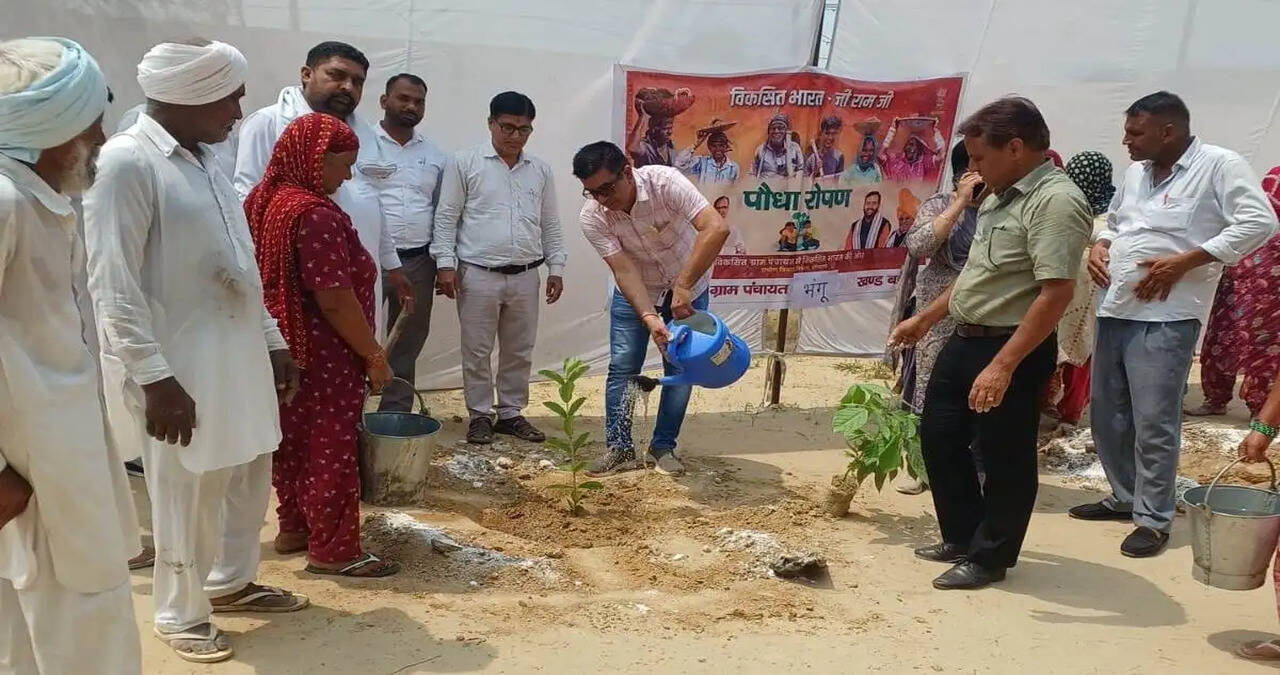 &nbsp;पौधारोपण कर पर्यावरण संरक्षण का संदेश दिया