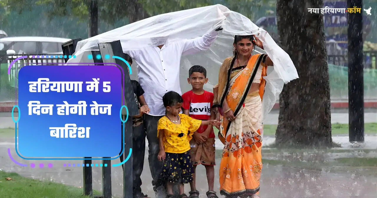 Haryana Weather Update: हरियाणा में 5 दिन तेज बारिश का अलर्ट, 1 अगस्त से बदलेगा मौसम