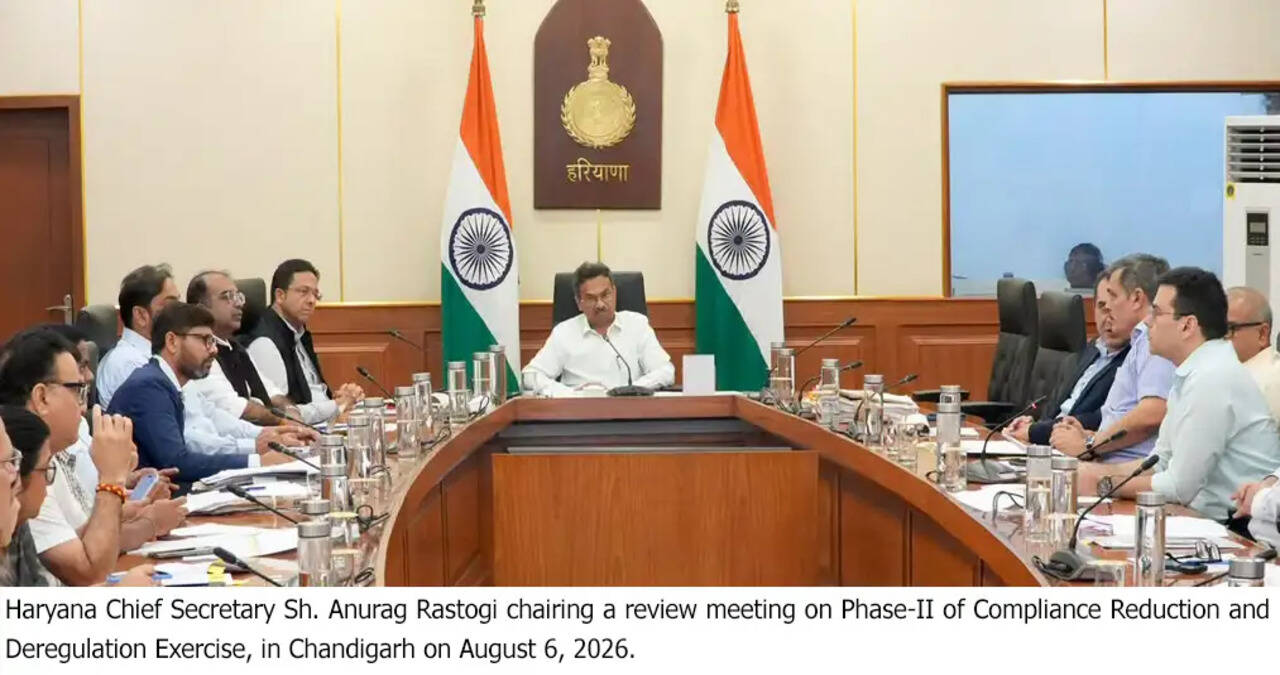 Haryana Advances Major Deregulation Exercise, Focus on Faster Approvals and Ease of Doing Business