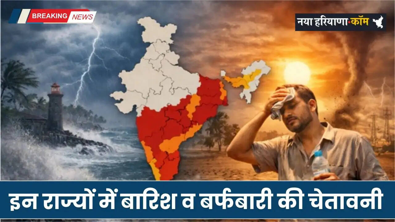 IMD Alert: देश के इन राज्यों में 2 नए वेस्टर्न डिस्टर्बेंस की दस्तक, बारिश व बर्फबारी की बड़ी चेतावनी&nbsp;