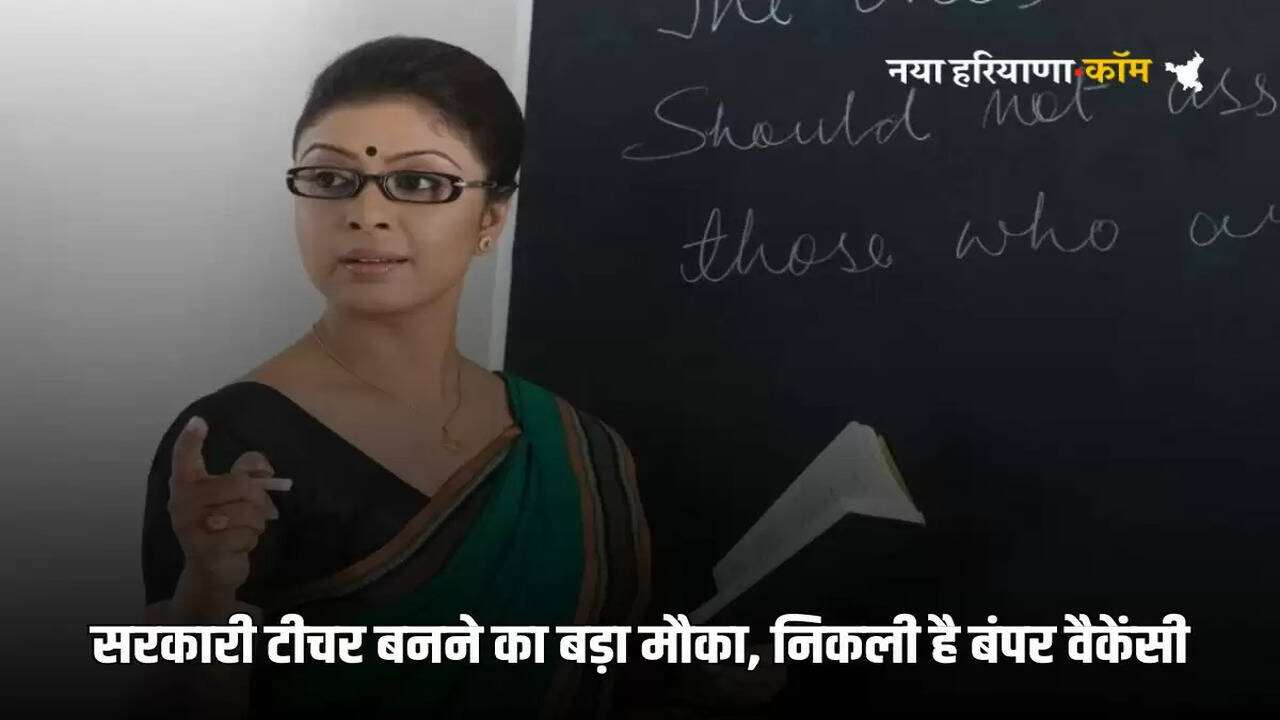 Government Teacher Jobs: Big opportunity to become a government teacher, bumper vacancy released