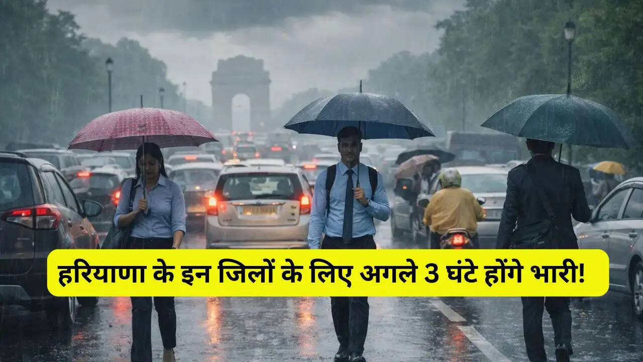 हरियाणा के इन जिलों के लिए अगले 3 घंटे होंगे भारी! आंधी-बरसात का अलर्ट जारी&nbsp;