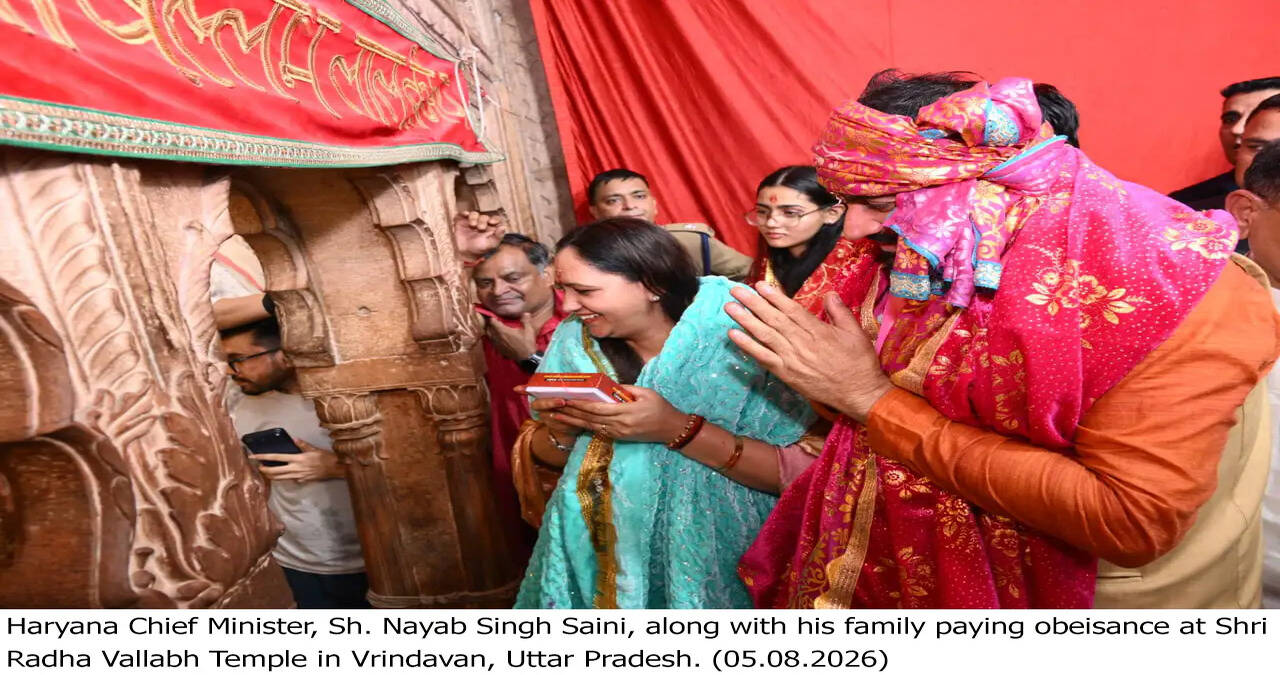 Agriculture Minister Welcomes Sacred Kalash Vandan Yatra in Yamunanagar