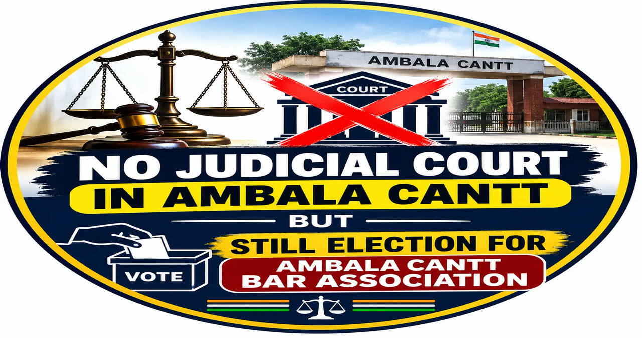 Ambala Cantt Bar Polls Face Fresh Legal Challenge, HC Advocate Moves Bar Council