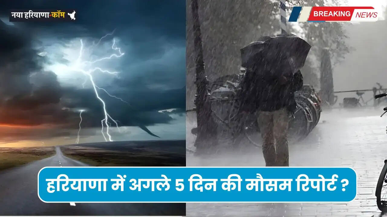 Haryana Weather: हरियाणा में नया पश्चिमी विक्षोभ हुआ सक्रिय, देखें अगले 5 दिन की मौसम रिपोर्ट ?