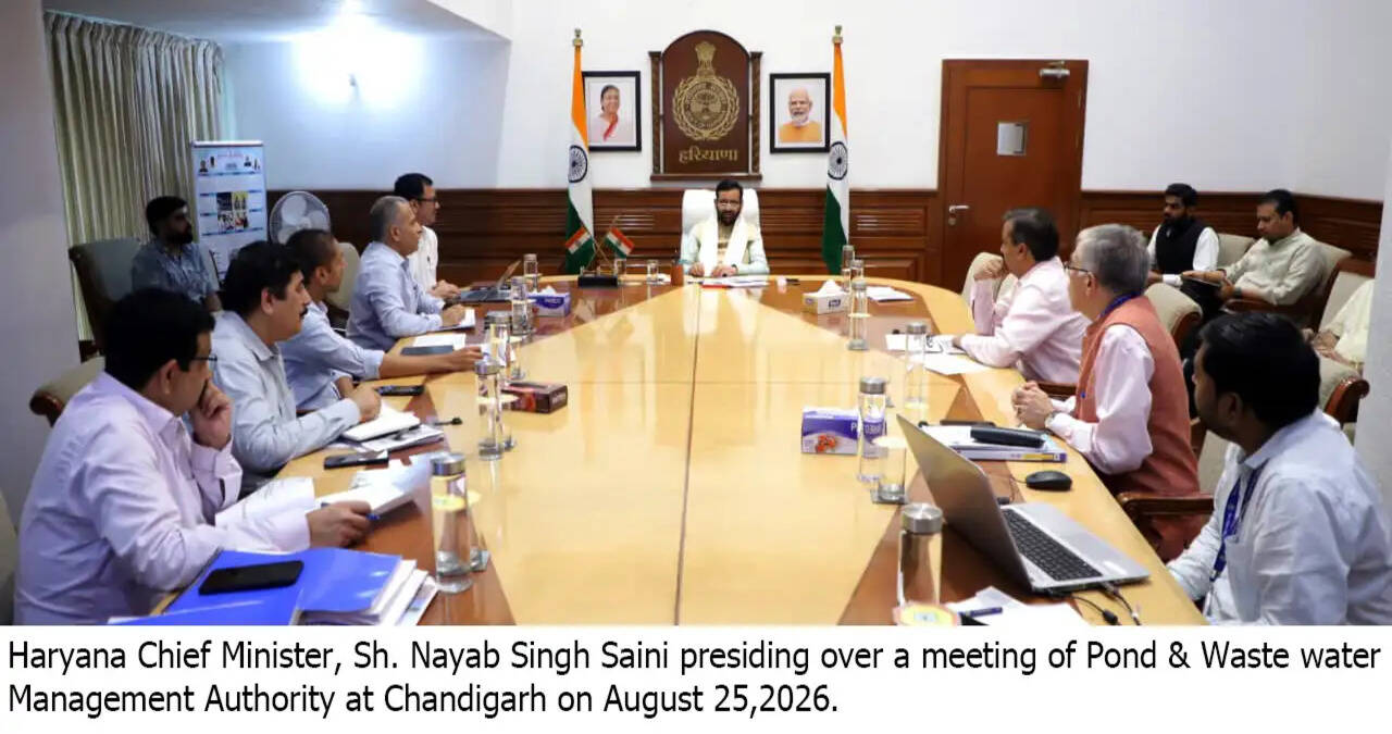 No Dirty Water Should Enter Ponds; Ensure Treatment Before Discharge: CM Nayab Singh Saini