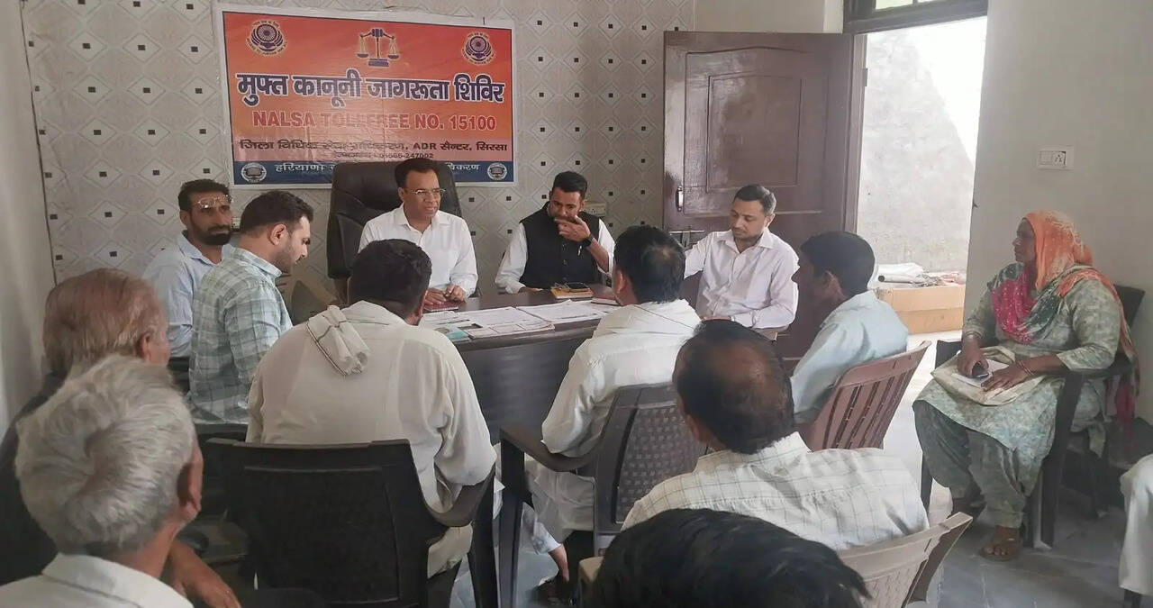 &nbsp;हरियाणा राज्य विधिक सेवा प्राधिकरण की टीम ने लीगल एड क्लीनिक पनिहारी व डिंग का किया औचक निरीक्षण