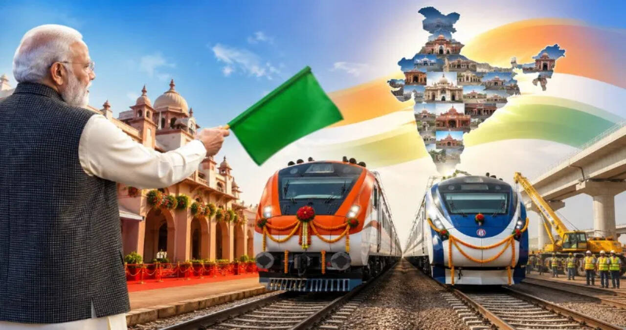 अमृत भारत स्टेशन योजना के तहत हरियाणा के दो पुनर्विकसित रेलवे स्टेशनों का उद्घाटन