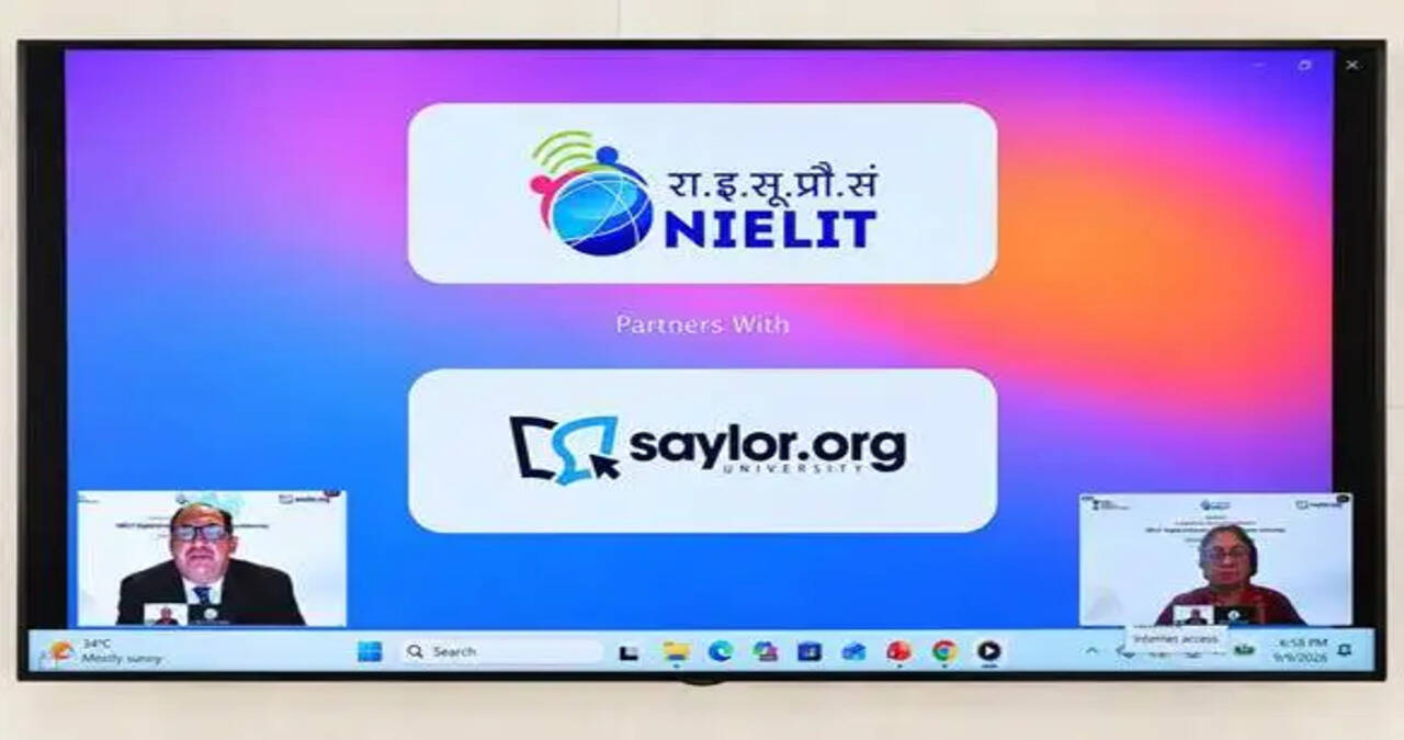 NIELIT Digital University Platform Goes Global, Integrated with Saylor University USA