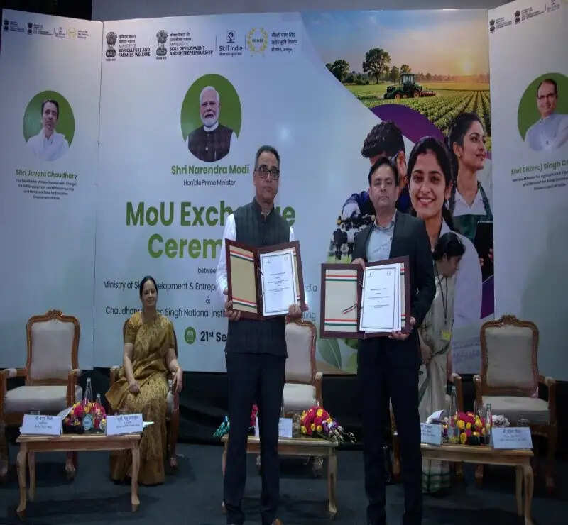 कृषि क्षेत्र में कौशल विकास को मिलेगा नया आयाम, CCS NIAM और MSDE के बीच हुआ MoU
