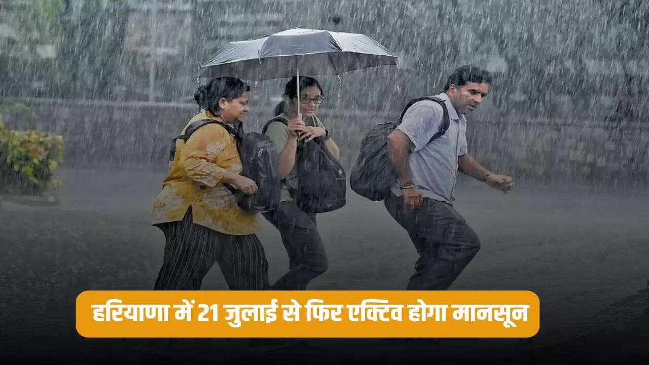  Monsoon will be active again in Haryana from July 21
