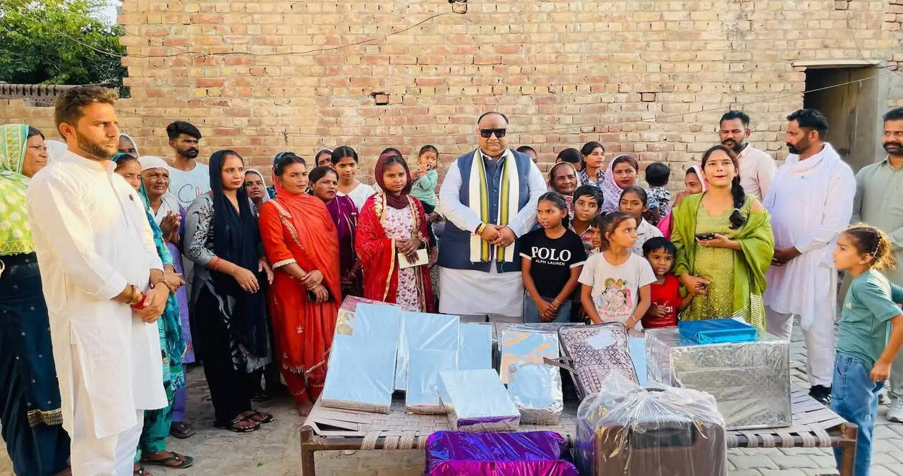 &nbsp;  हारे का सहारा चैरिटेबल ट्रस्ट ने कंगनपुर और नेजाडेला में भरा भात, पूरे हुए 98 भात