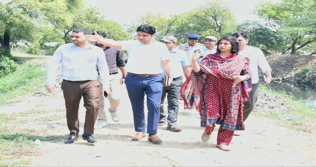मुंगेशपुर ड्रेन के तटबंधों की मजबूती के लिए आपसी समन्वय से कार्य करें अधिकारी: डीसी