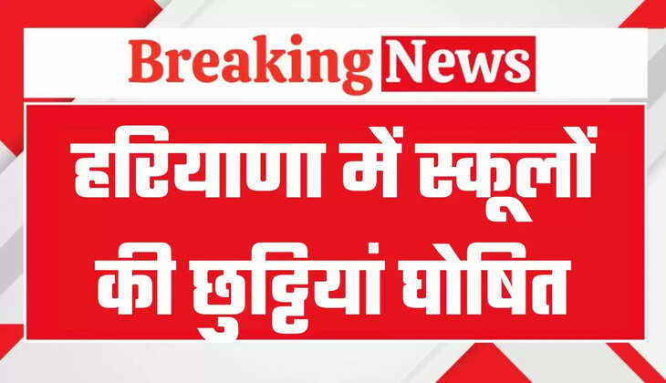 School Holidays: हरियाणा के हिसार, सिरसा, गुरुग्राम समेत कई जिलों में स्कूलों की छुट्टियां, प्रशासन ने जारी किये आदेश