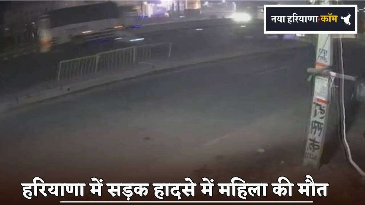 Woman dies in road accident in Haryana