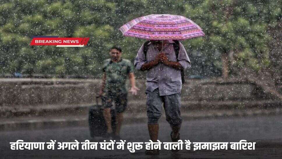Heavy rain is going to start in Haryana in the next three hours