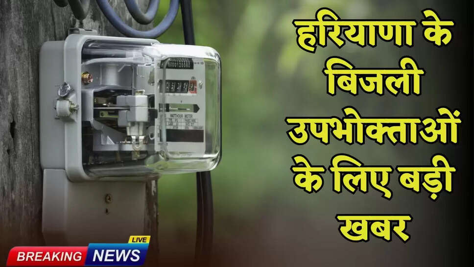 Big news for electricity consumers of Haryana