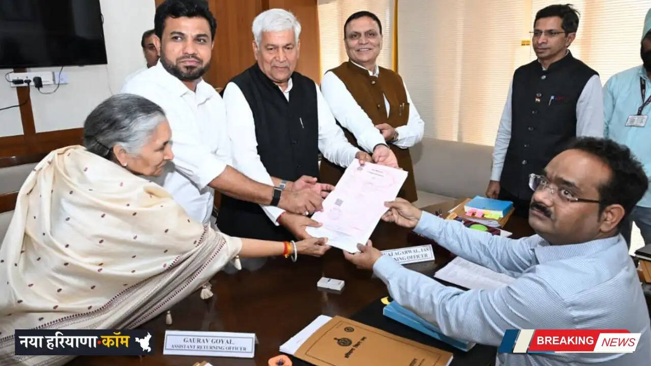 Haryana: हरियाणा में राज्यसभा की 2 सीटों के लिए 3 उम्मीदवार मैदान में उतरे, सतीश नांदल ने भरा निर्दलीय पर्चा