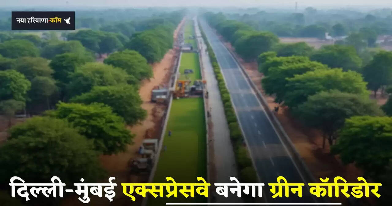 दिल्ली-मुंबई एक्सप्रेसवे बनेगा ग्रीन कॉरिडोर