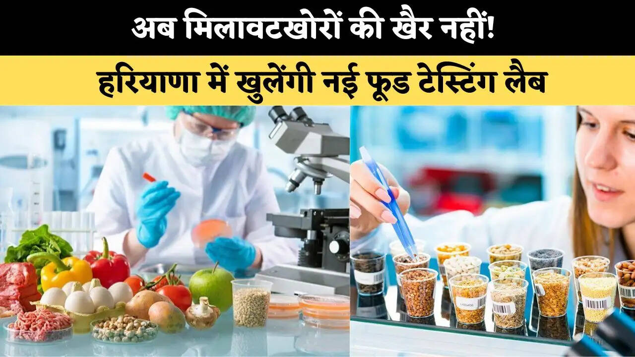 अब मिलावटखोरों की खैर नहीं! हरियाणा में खुलेंगी नई फूड टेस्टिंग लैब 