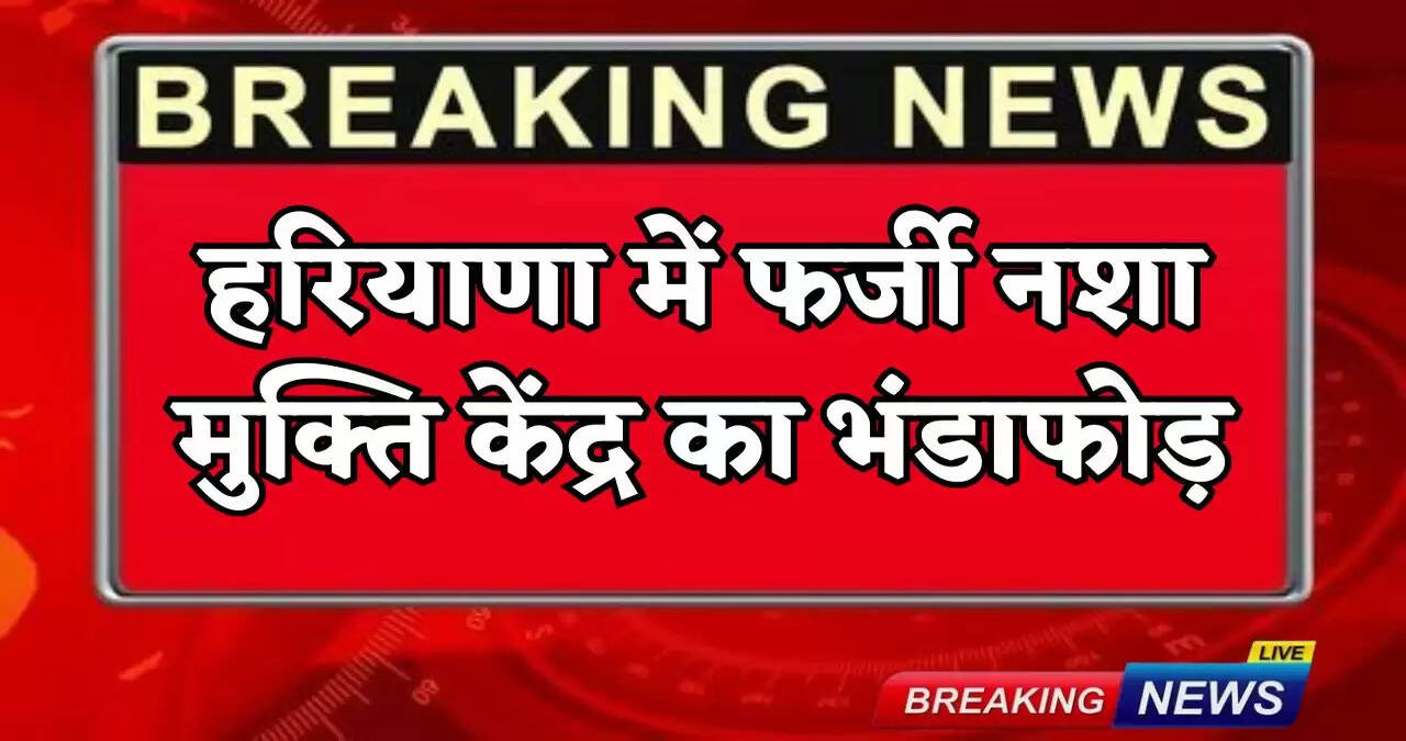 Fake de-addiction centre busted in Haryana