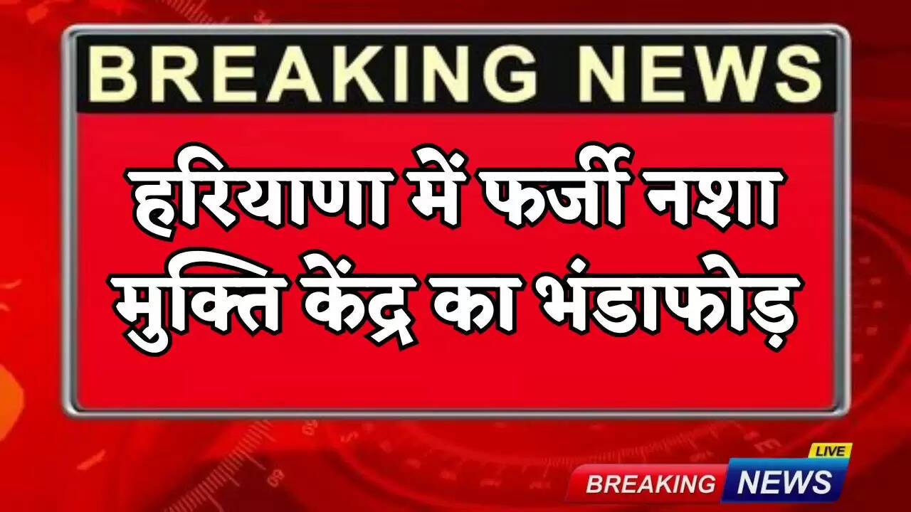 Fake de-addiction centre busted in Haryana