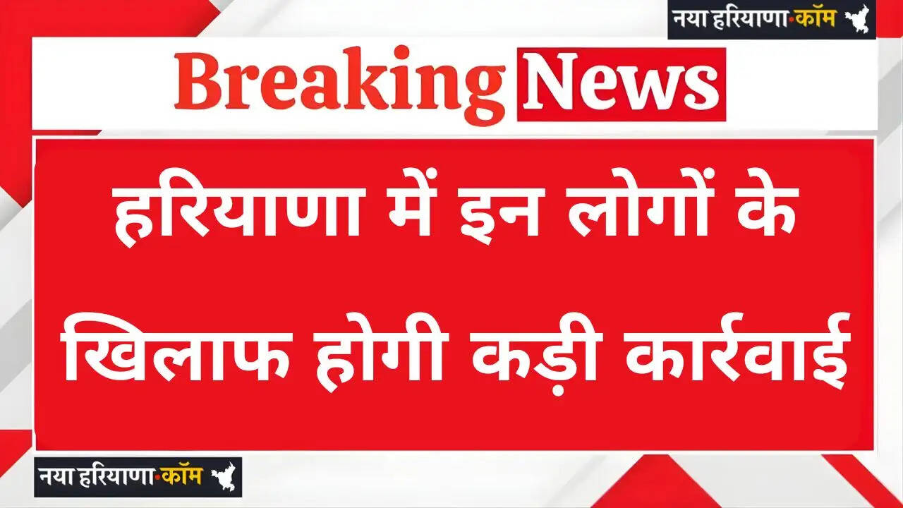 Haryana: हरियाणा में इन लोगों के खिलाफ होगी कड़ी कार्रवाई, DFSC ने जारी किए निर्देश&nbsp;