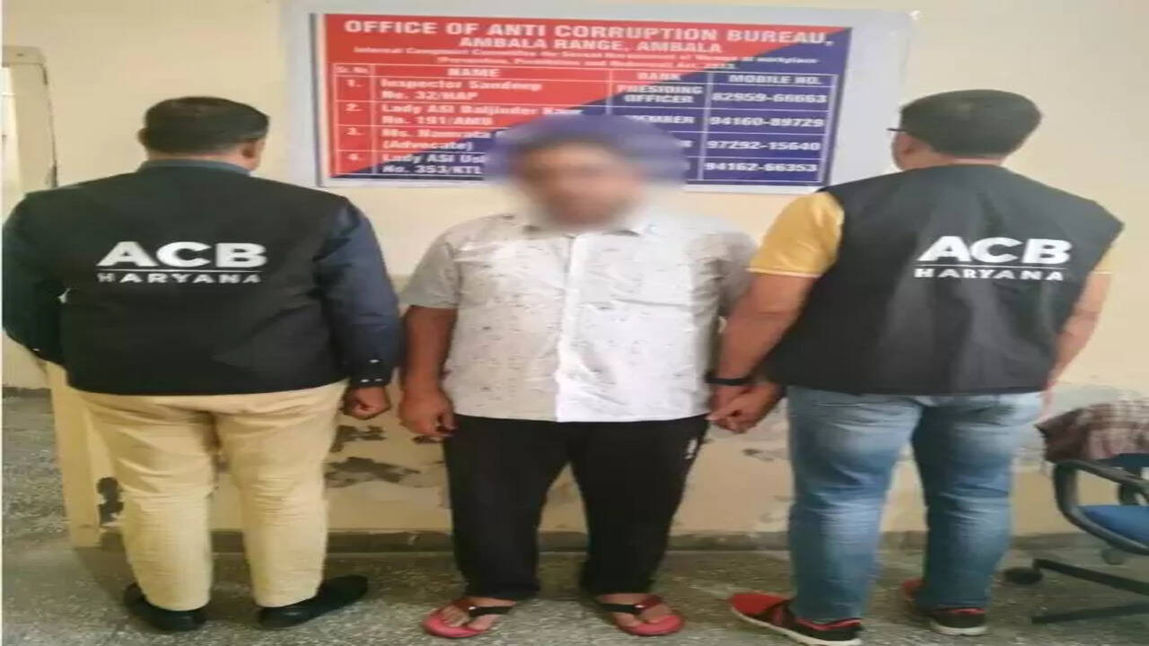 Haryana News: हरियाणा में ट्रेनिंग स्कूल का ड्राइवर रिश्वत लेते अरेस्ट, एंटी करप्शन ब्यूरो ने की कार्रवाई