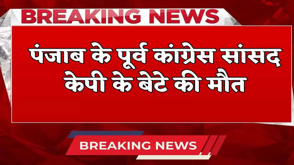 Punjab News: पंजाब में बड़ा सड़क हादसा, पूर्व कांग्रेस सांसद के बेटे की दर्दनाक मौत