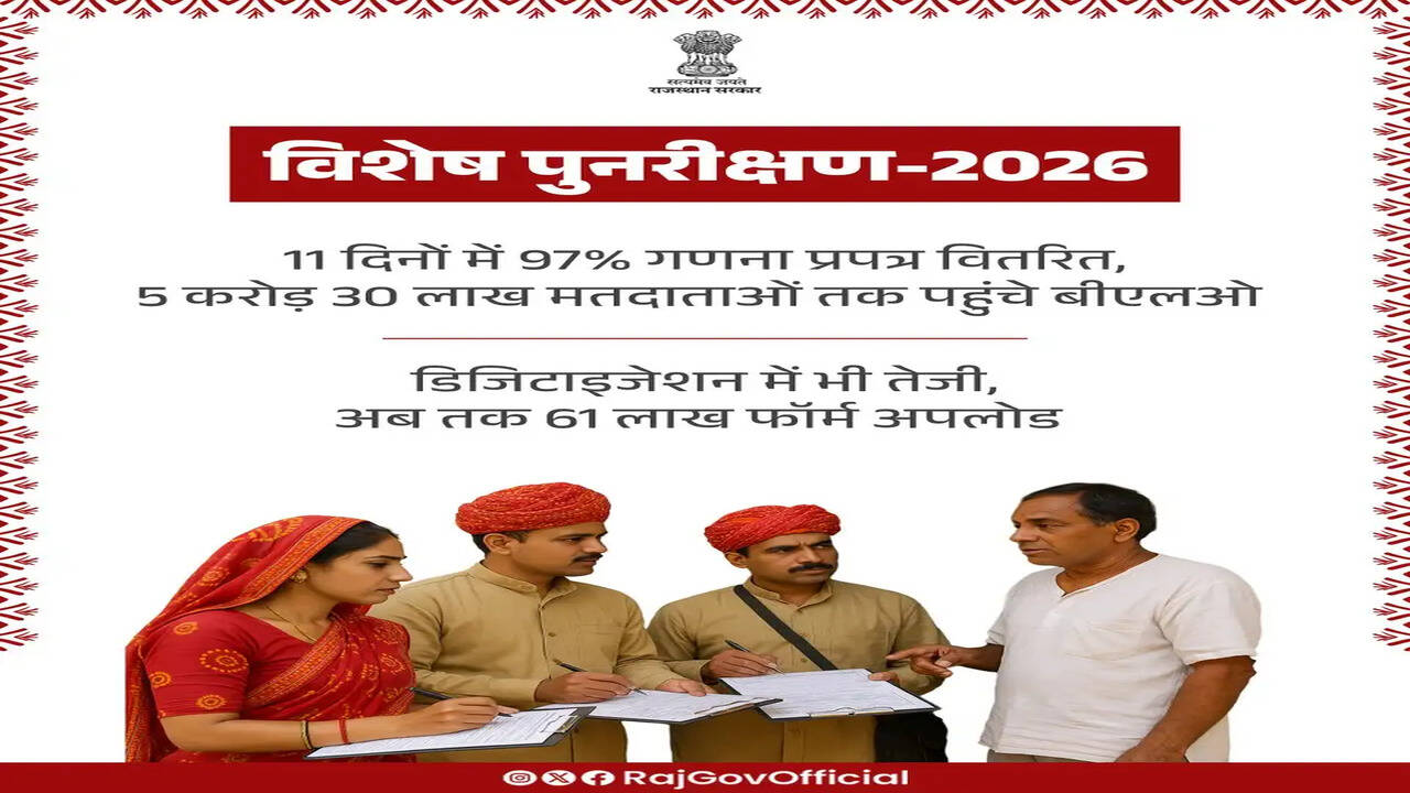 - मतदाता सूची विशेष गहन पुनरीक्षण-2026 के तहत घर-घर पहुंचेंगे बीएलओ
