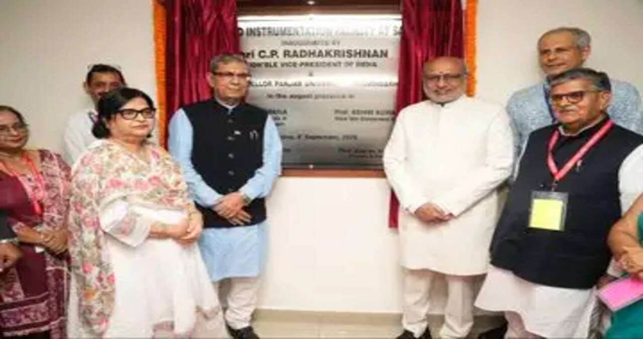 Vice President inaugurates Advanced Instrumentation Facility and Tech Innovation Forum at Panjab University, Chandigarh 