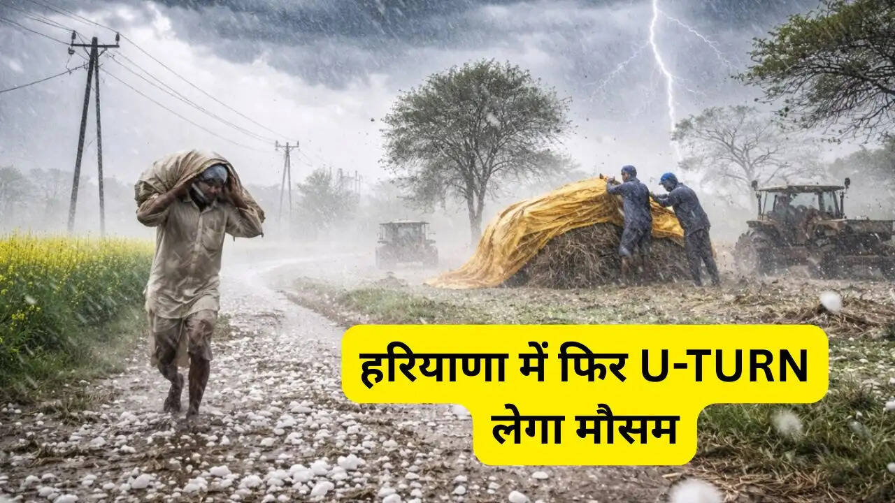 हरियाणा में फिर U-TURN लेगा मौसम, इस दिन से तेज आंधी के साथ होगी झमाझम बारिश