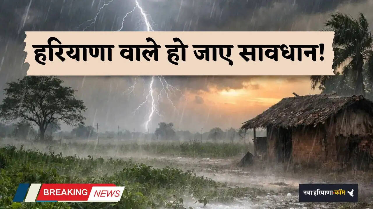 Haryana Weather: हरियाणा वाले हो जाए सावधान! अगले 3 घटों में इन जिलों में होगी जमकर बरसात&nbsp;