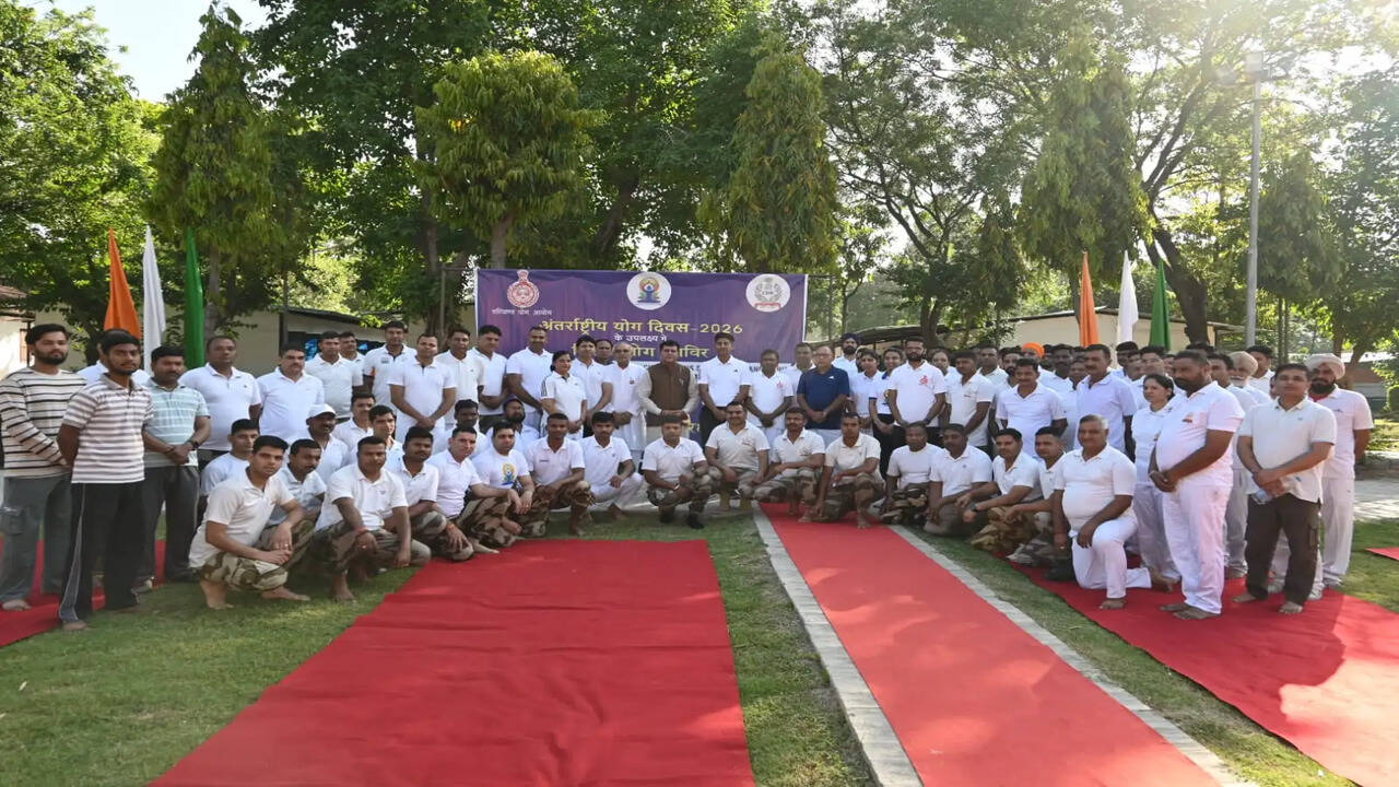 अंतरराष्ट्रीय योग दिवस&ndash; 2026 : पंजाब एवं हरियाणा के इकाई लाइन परिसर में एक भव्य एवं विशेष योग शिविर का आयोजन