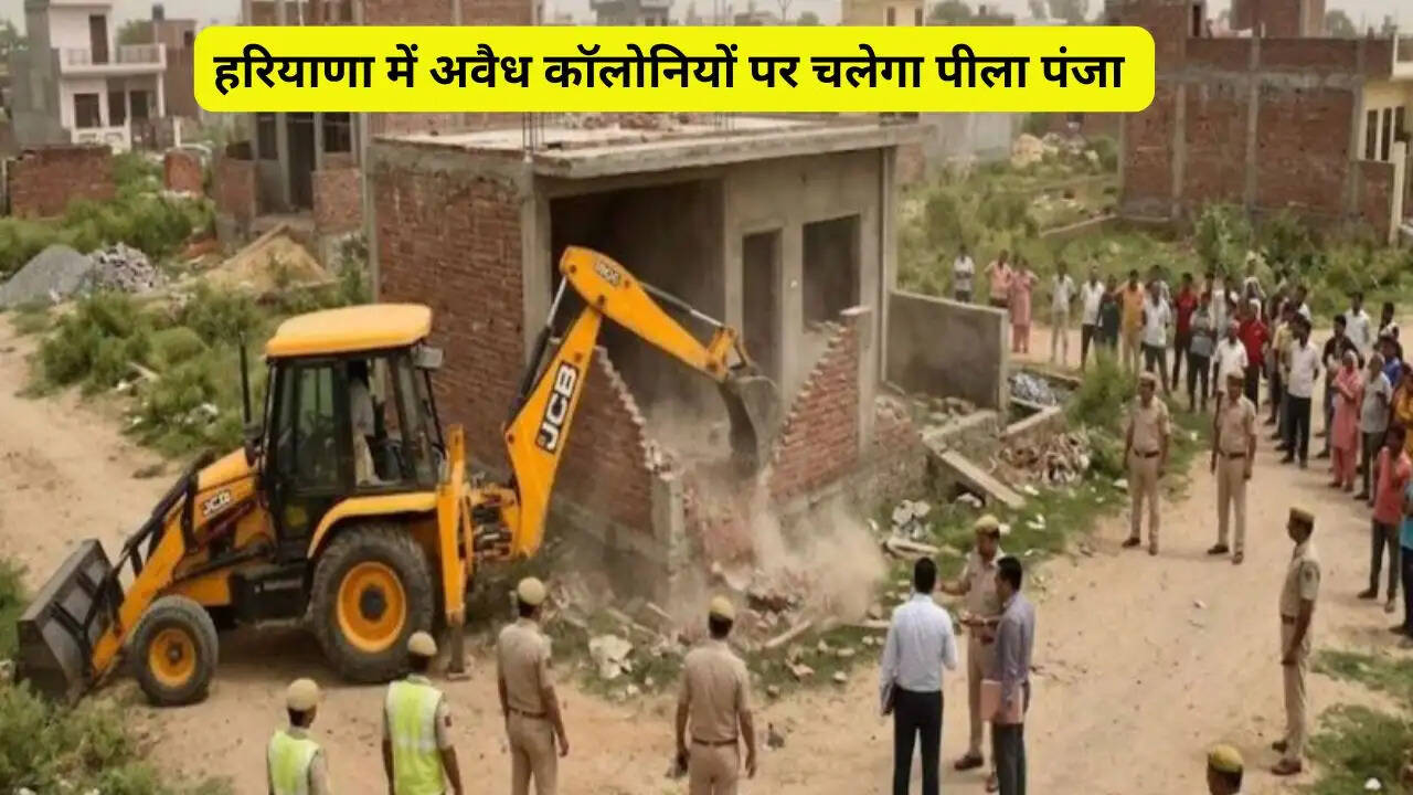 हरियाणा में अवैध कॉलोनियों पर चलेगा पीला पंजा, हाईकोर्ट ने दिए ये निर्देश &nbsp;