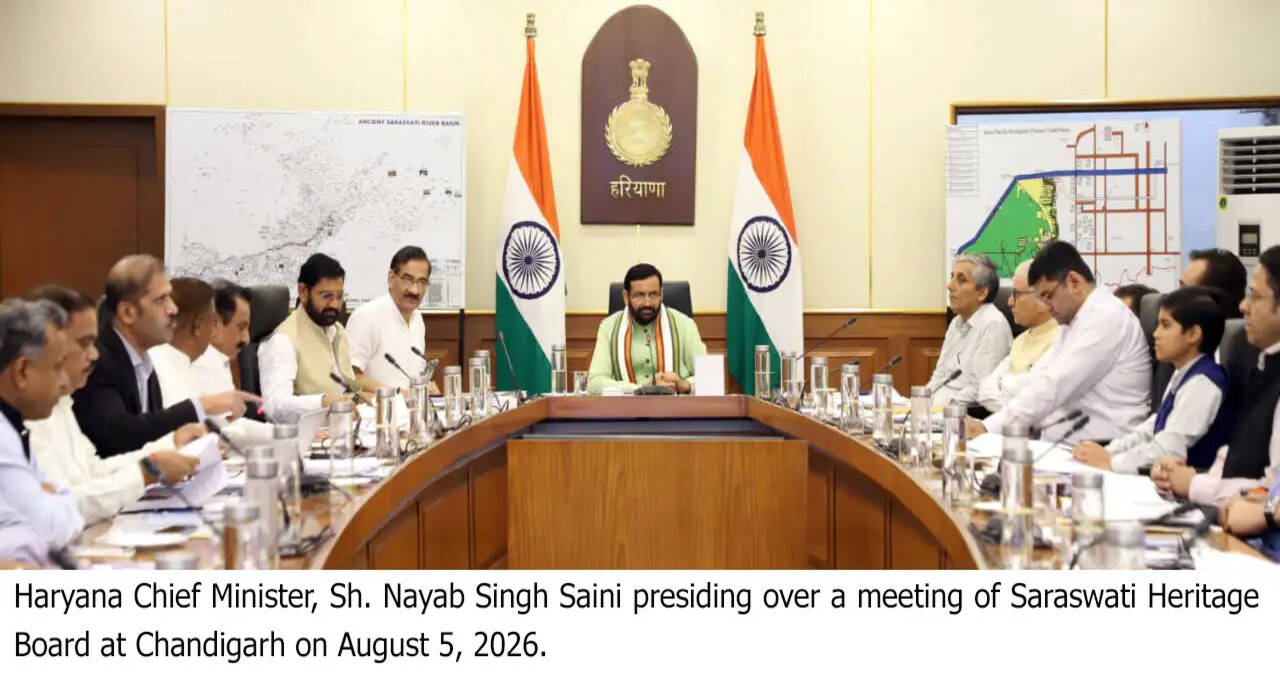 Several Key Decisions Taken for Conservation and Development of Saraswati River; Detailed Report to be Prepared by IIT Roorkee