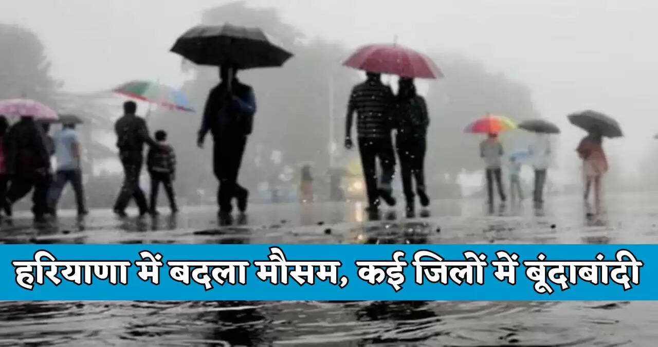 Haryana Weather: हरियाणा में बदला मौसम, &nbsp;कई जिलों में बूंदाबांदी, IMD ने जारी किया अलर्ट&nbsp;
