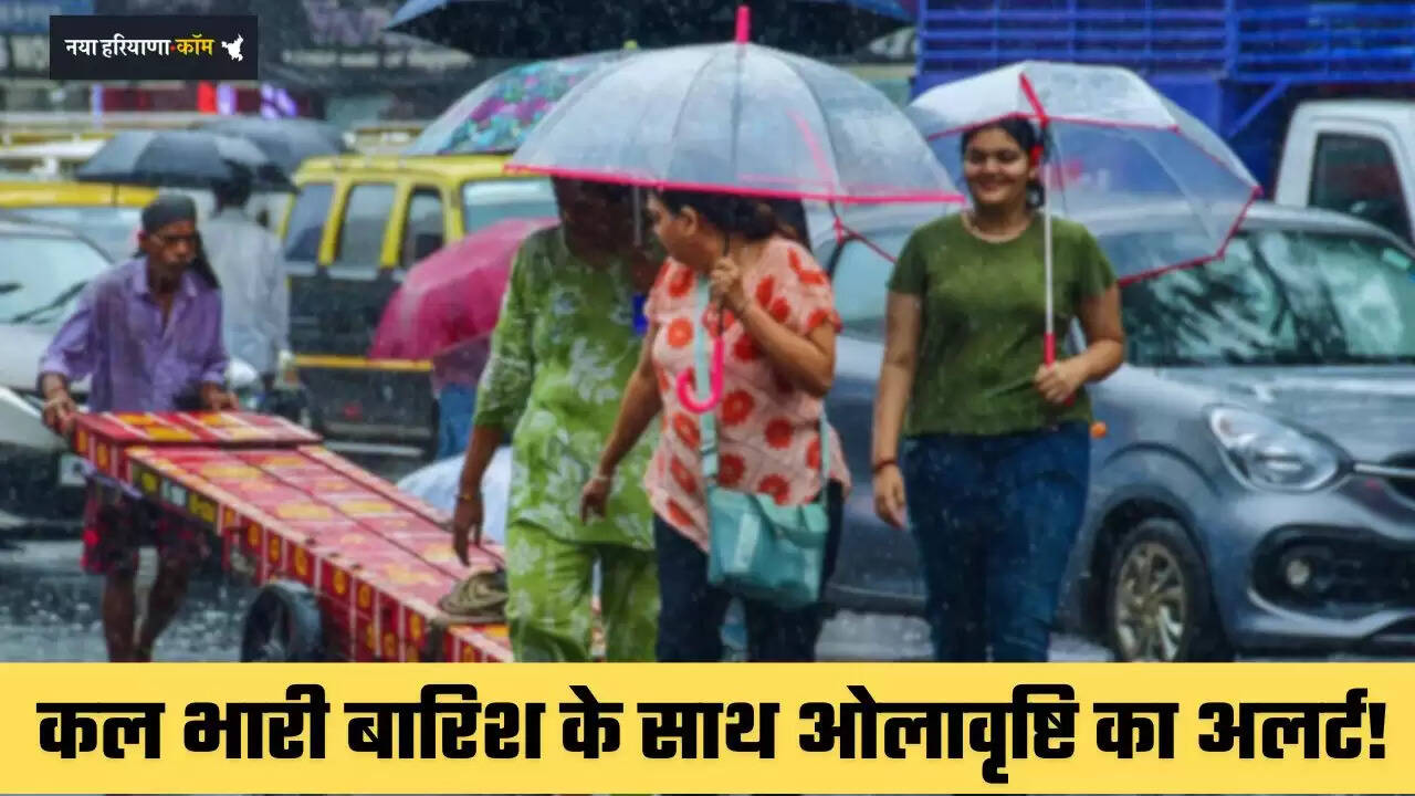 Heavy rain and hailstorm alert tomorrow