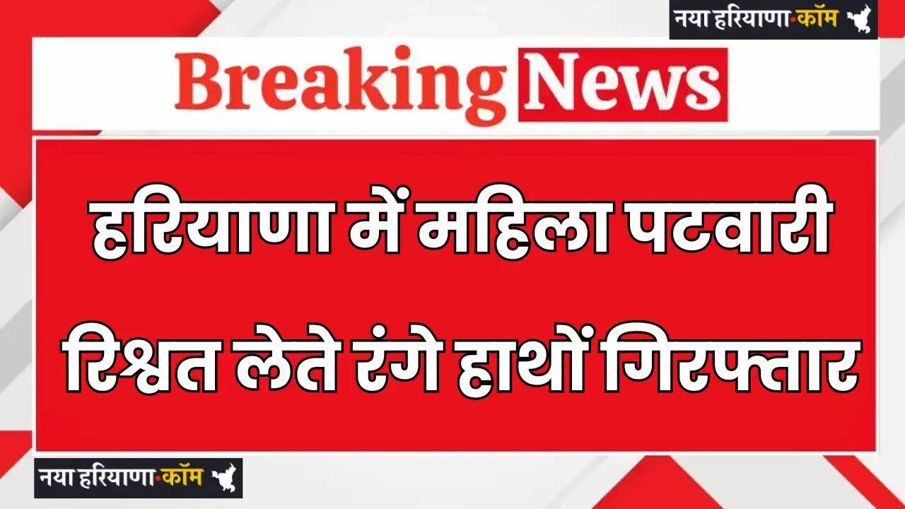 Haryana: हरियाणा में महिला पटवारी रिश्वत लेते रंगे हाथों गिरफ्तार, ACB ने ट्रैप लगाकर पकड़ा