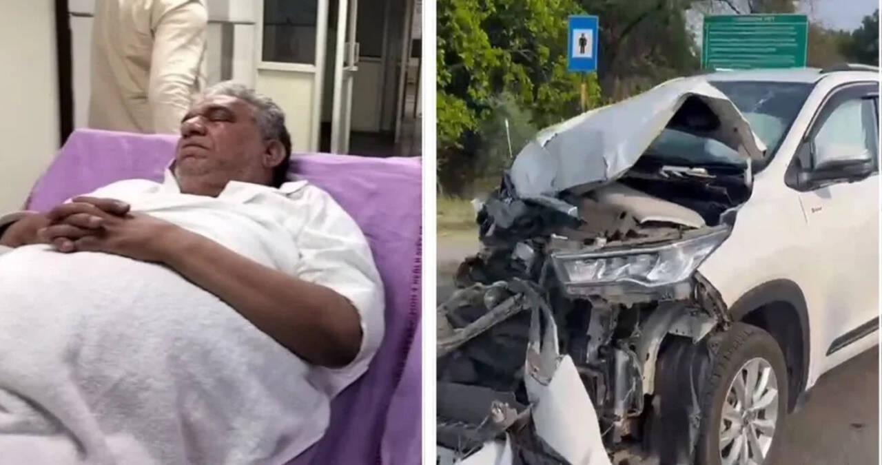 Haryana Development and Panchayats Minister Krishan Lal Panwar Comes to the Aid of a Road Accident Victim