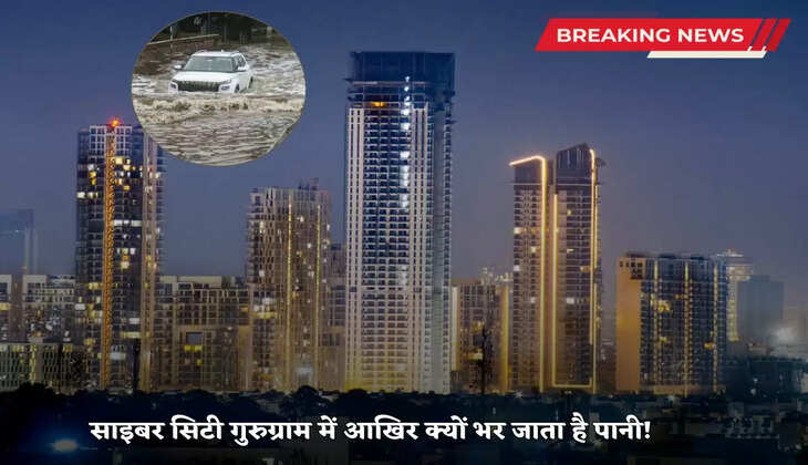  Gurugram News: Why does water fill up in Cyber ​​City Gurugram? This big reason has come to light, know quickly