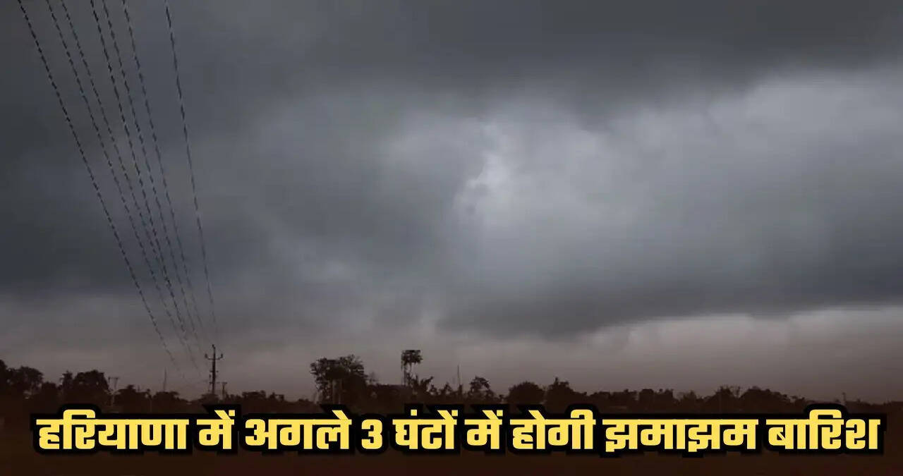 हरियाणा में इन जगहों पर&nbsp;अगले 3 घंटों में&nbsp;होगी झमाझम बारिश, IMD ने जारी किया अलर्ट&nbsp;