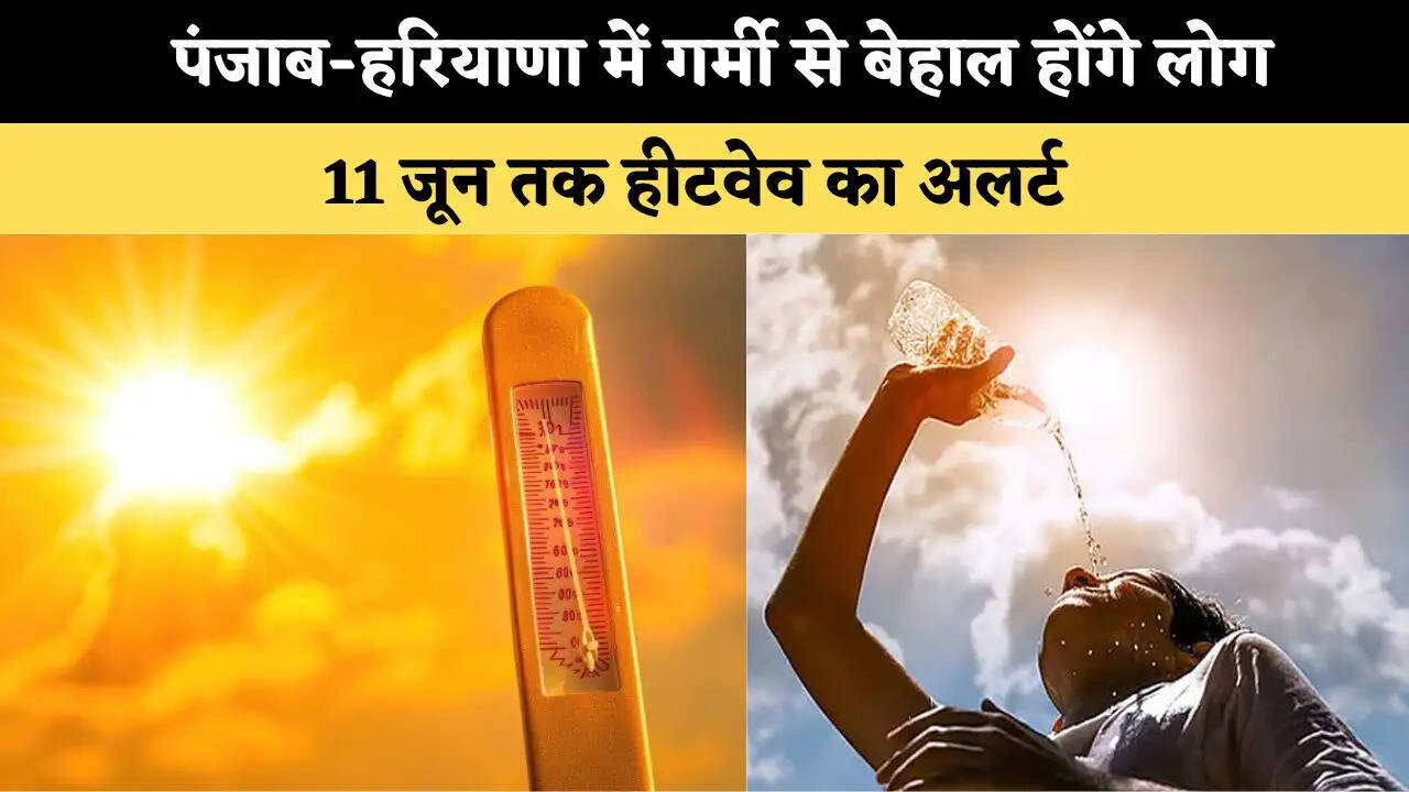 पंजाब-हरियाणा में गर्मी से बेहाल होंगे लोग, 11 जून तक हीटवेव का अलर्ट