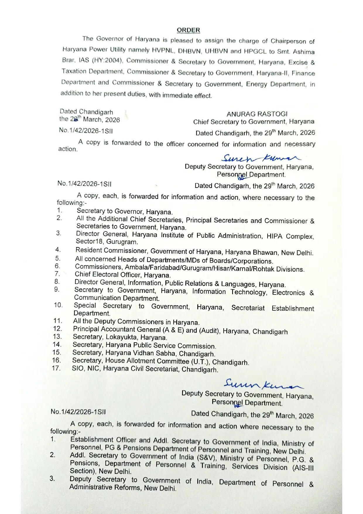 Haryana IAS Transfers: हरियाणा में आईएएस अफसरों के तबादले, देखें पूरी लिस्ट weee