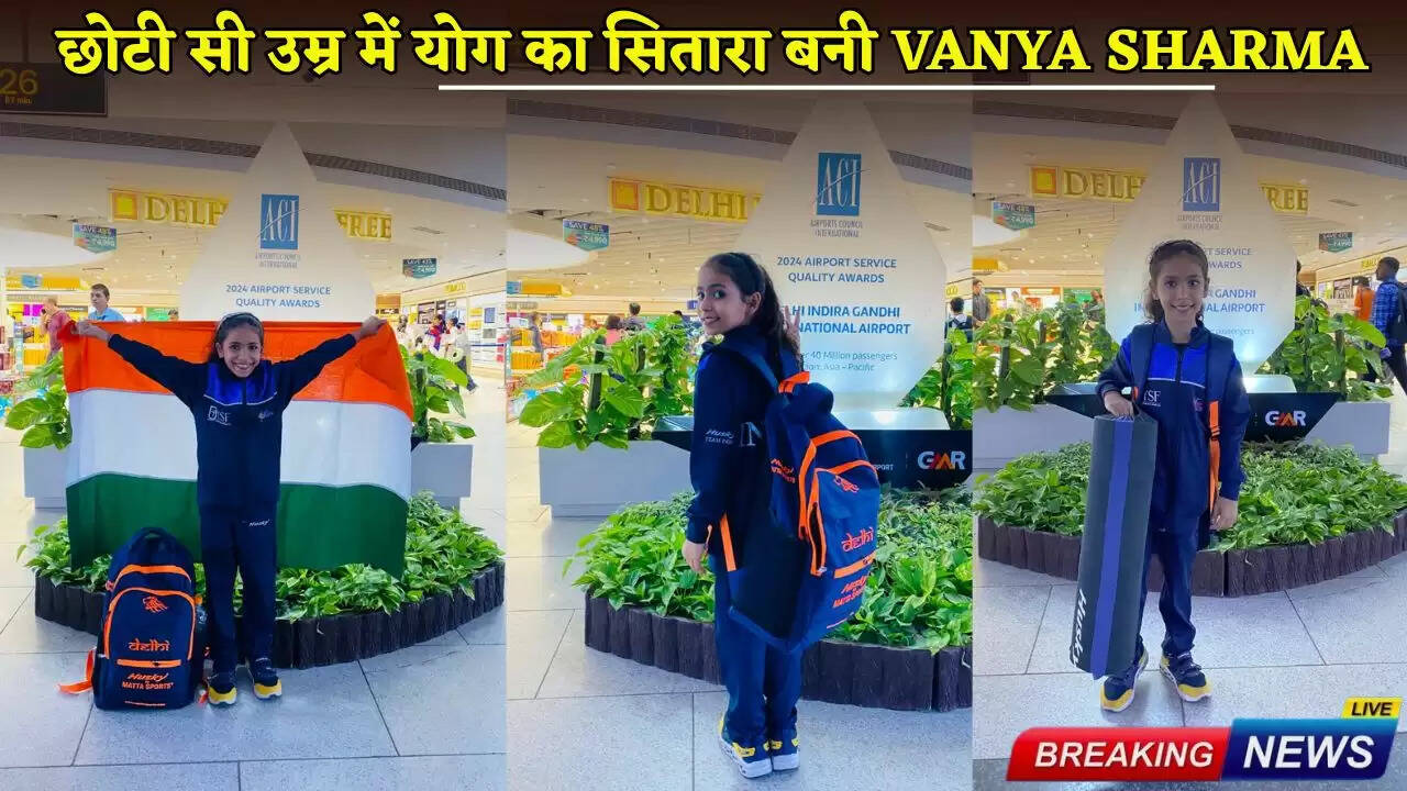 Vanya Sharma became a yoga star at a young age