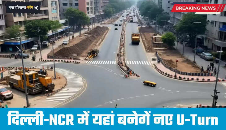 दिल्ली-NCR में यहां बनेगें नए U-Turn, ये सड़कें भी होगी चौड़ी, लोगों को मिलेगा मोटा फायदा