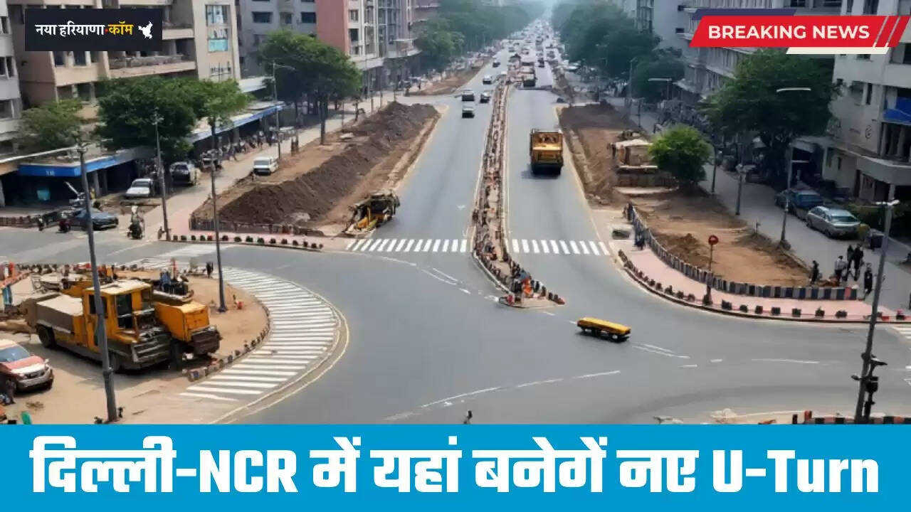 दिल्ली-NCR में यहां बनेगें नए U-Turn, ये सड़कें भी होगी चौड़ी, लोगों को मिलेगा मोटा फायदा