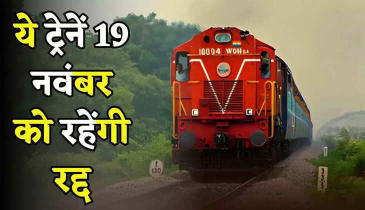 These trains going from Haryana to Delhi will be cancelled on November 19.