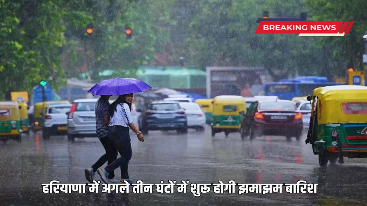 Heavy rain will start in Haryana in the next three hours