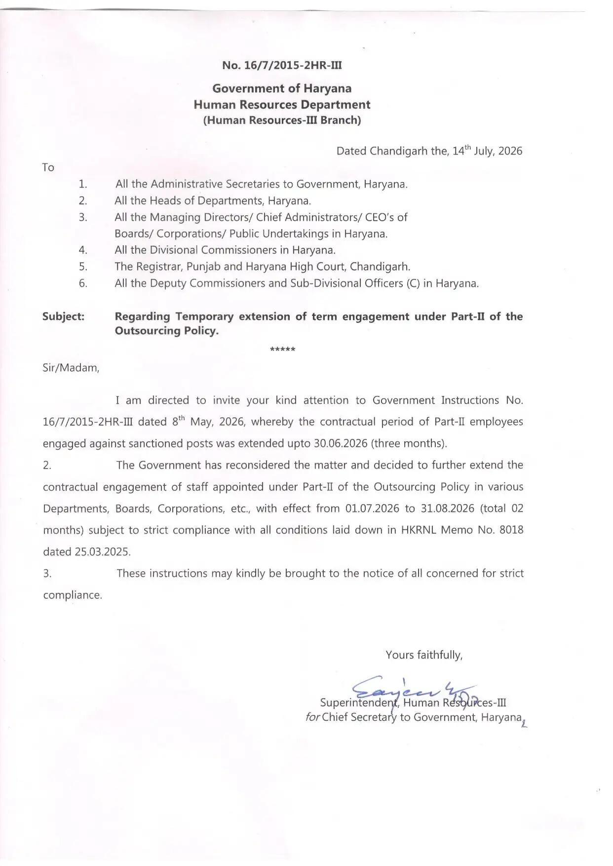 हरियाणा में कच्चे कर्मचारियों के लिए बड़ी खुशखबरी, सैनी सरकार ने दी ये सौगात, जानिये 33